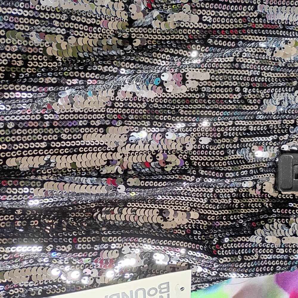 NWT SPECTACULAR! Sequinned Pants Size 2X Perfect for New Year's or Holidays - Picture 2 of 3